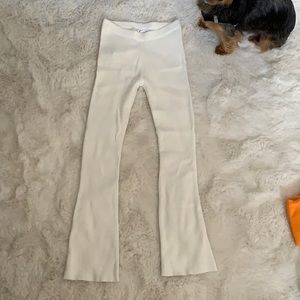 White Zara Flare Pants
